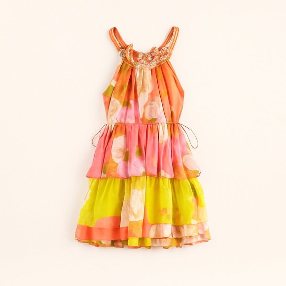 FARM Rio Dresses & Skirts - Farm Rio Tropical Tiered Ruffle Dress